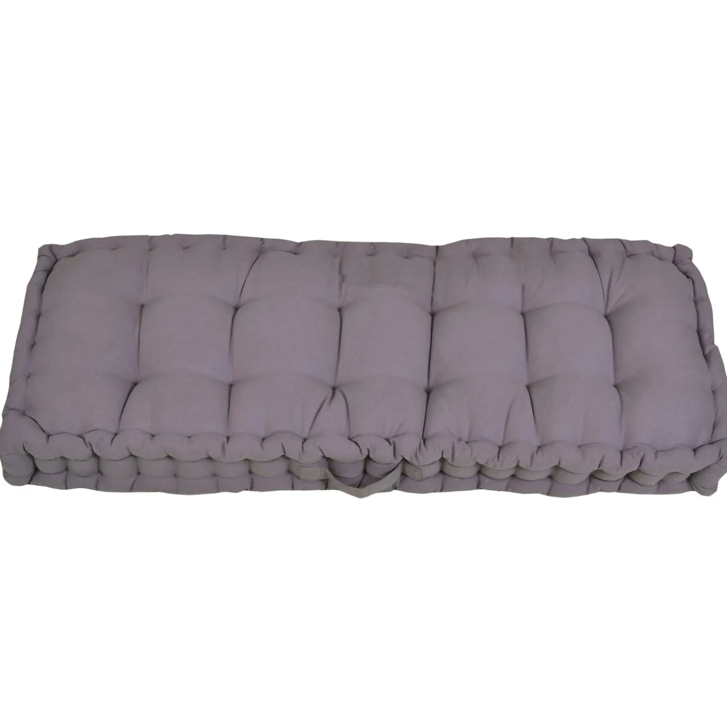 Cuscino da pavimento Futon colore grigio 40x120 cm