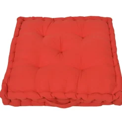 Cuscino da pavimento Futon colore rosso 60x60 cm