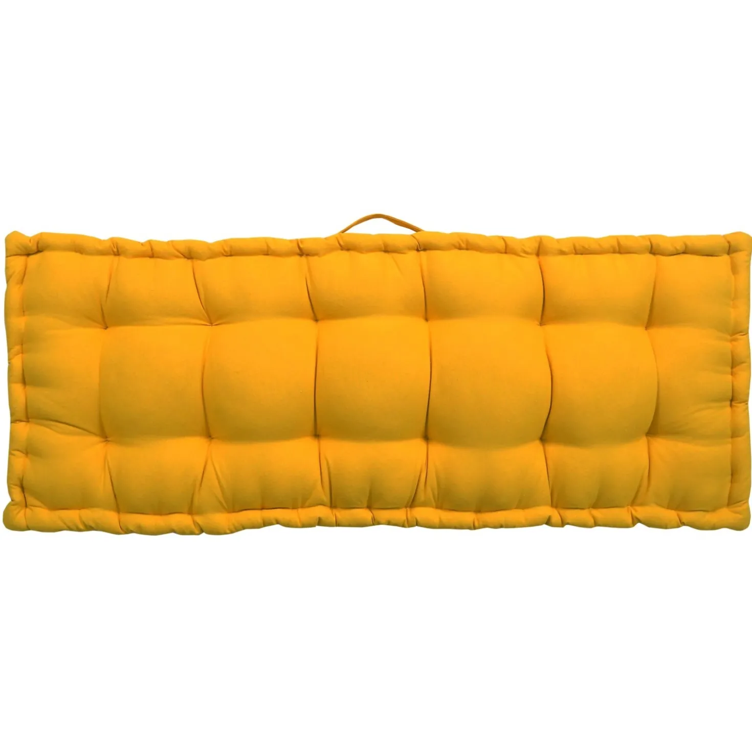 Cuscino da pavimento Futon colore giallo 40x120 cm