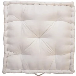 Cuscino da pavimento Futon colore avorio 40x40 cm