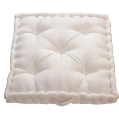Cuscino da pavimento Futon colore avorio 40x40 cm