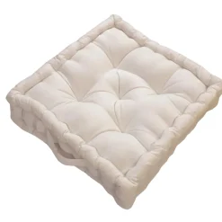 Cuscino da pavimento Futon colore avorio 40x40 cm