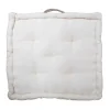 Cuscino da pavimento lino 45x45x10 cm
