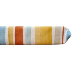 Cuscino dondolo 3 posti riga arancio