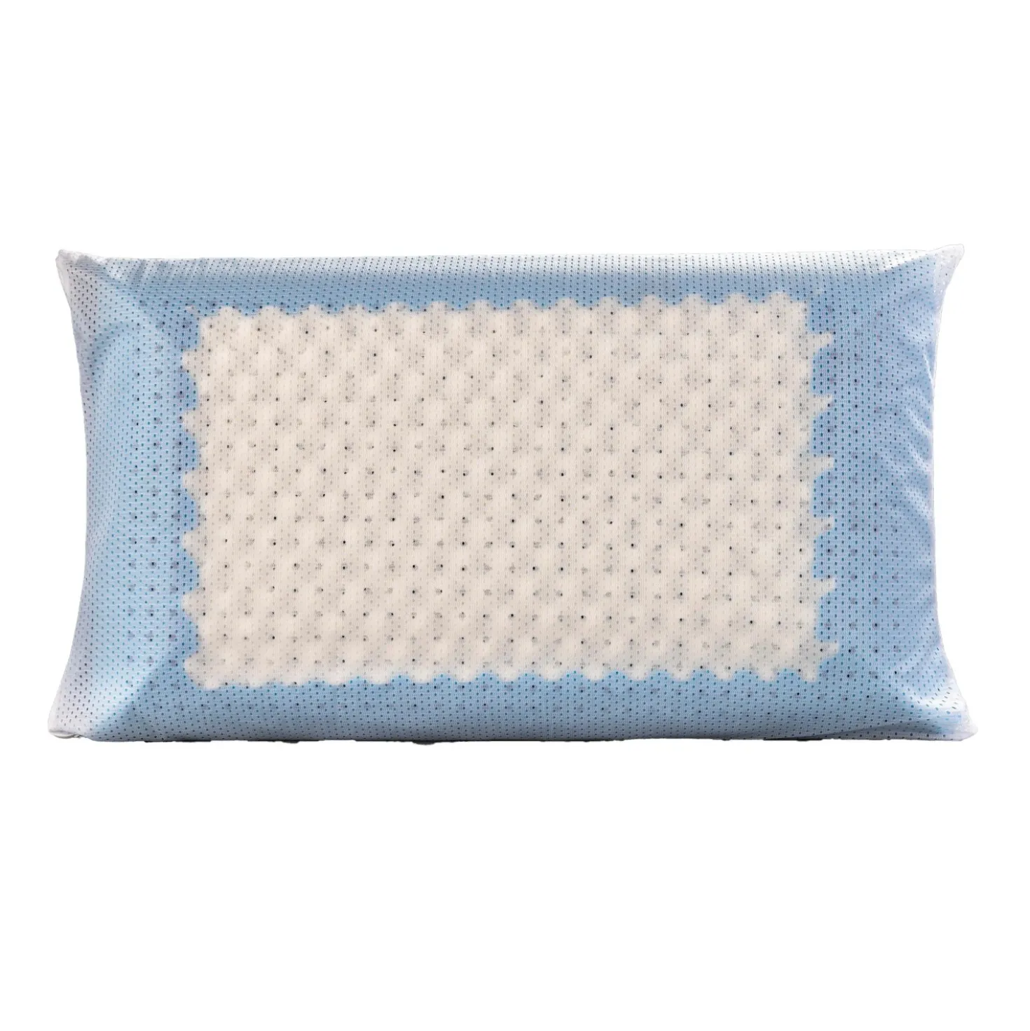 Cuscino Memory Aromatherapy massage 72x42 cm blu