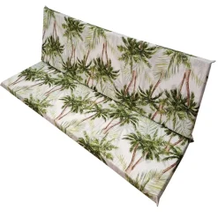 Cuscino per dondolo Palm Beach verde 3 posti