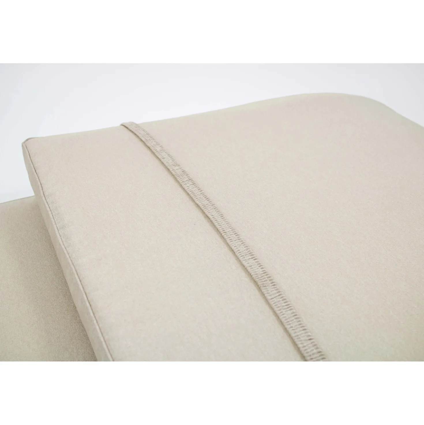 Cuscino per lettino beige 60x190x5 cm