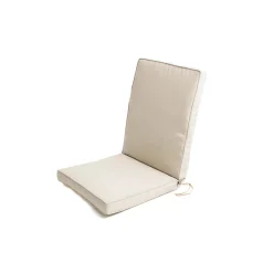Cuscino per sdraio beige 40x90x5 cm