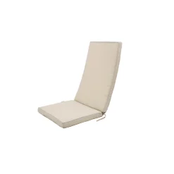 Cuscino per sdraio beige 50x120x5 cm