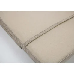 Cuscino per sdraio beige 50x120x5 cm