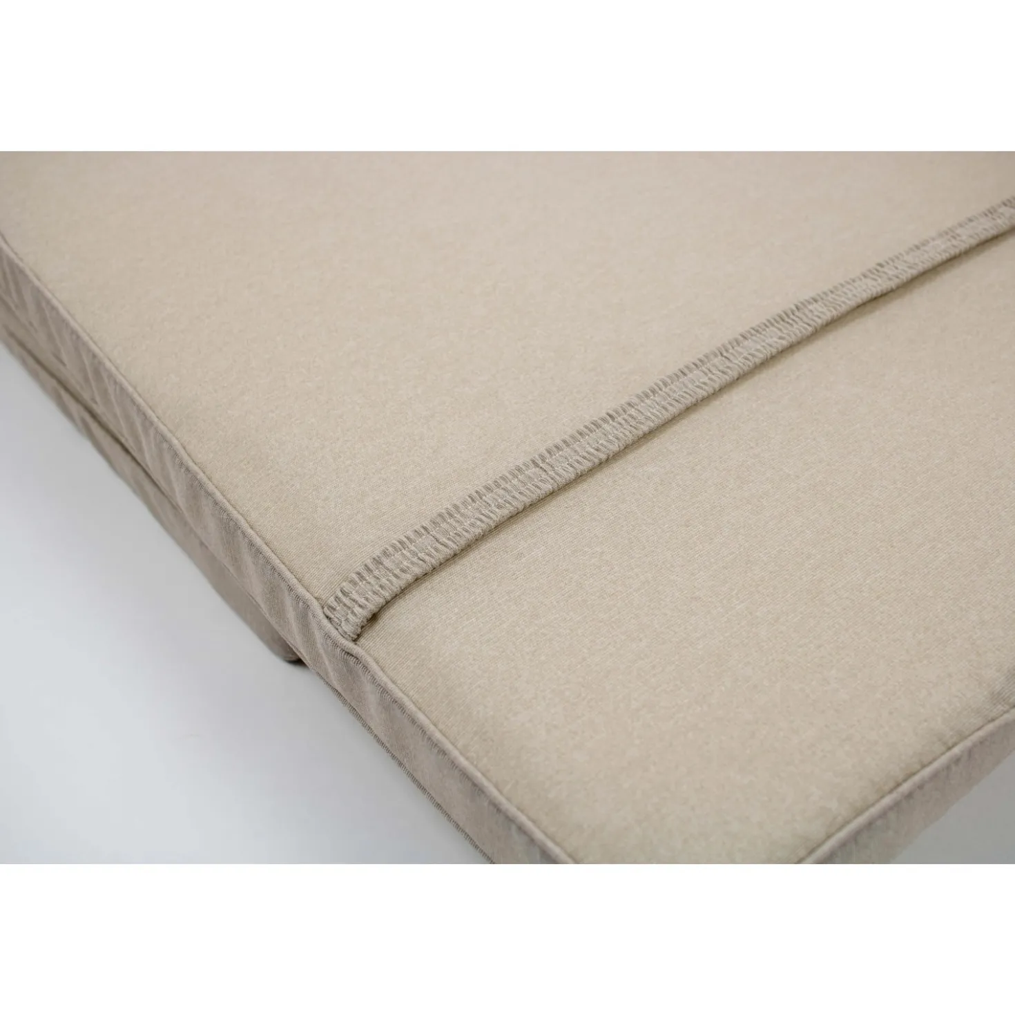 Cuscino per sdraio beige 50x120x5 cm