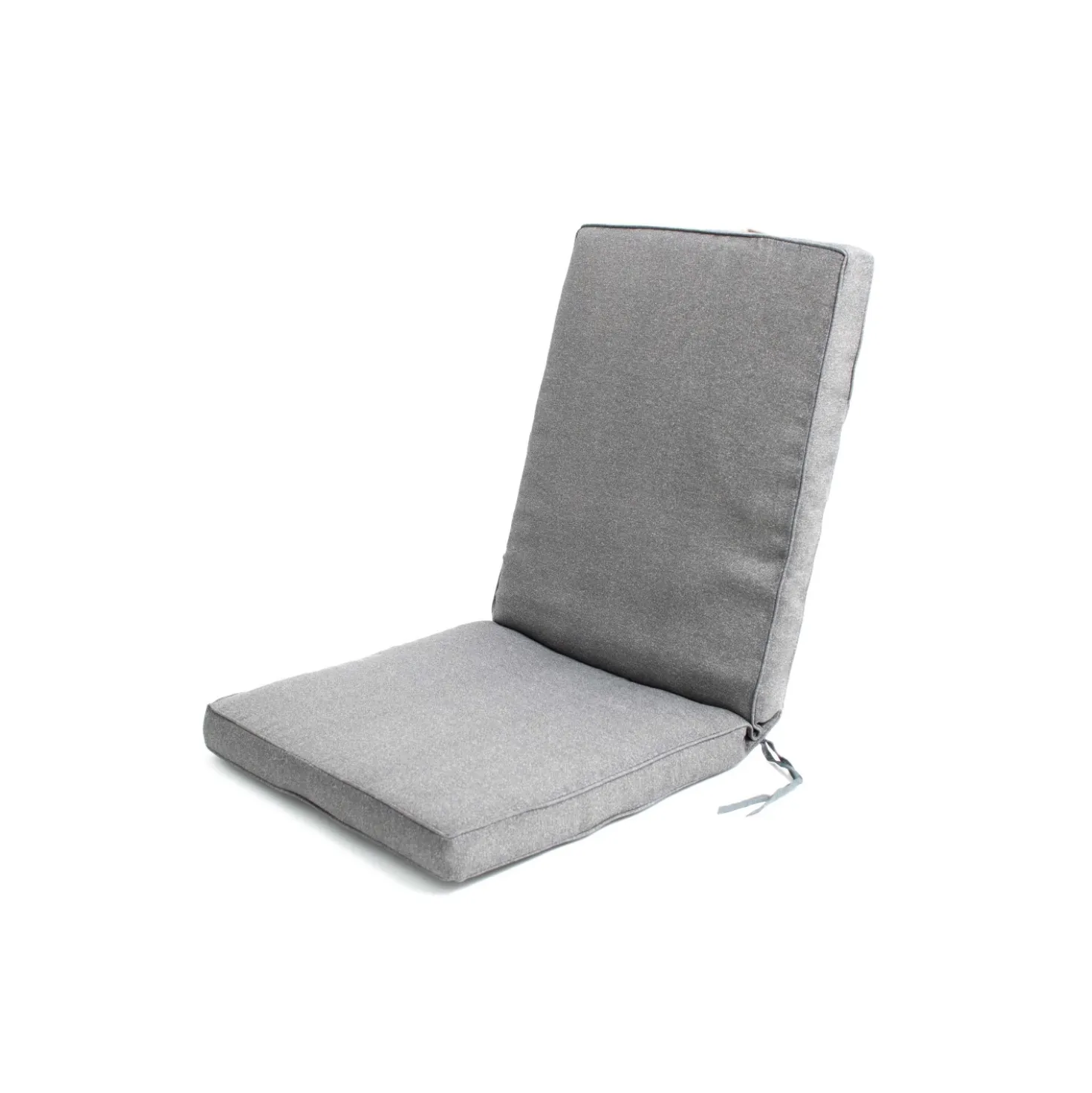 Cuscino per sdraio grigio 40x90x5 cm