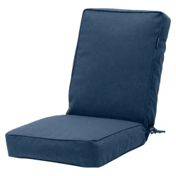Cuscino per sdraio Oxford blu 40x90x10 cm