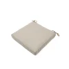 Cuscino per sedia beige 40x40x5 cm