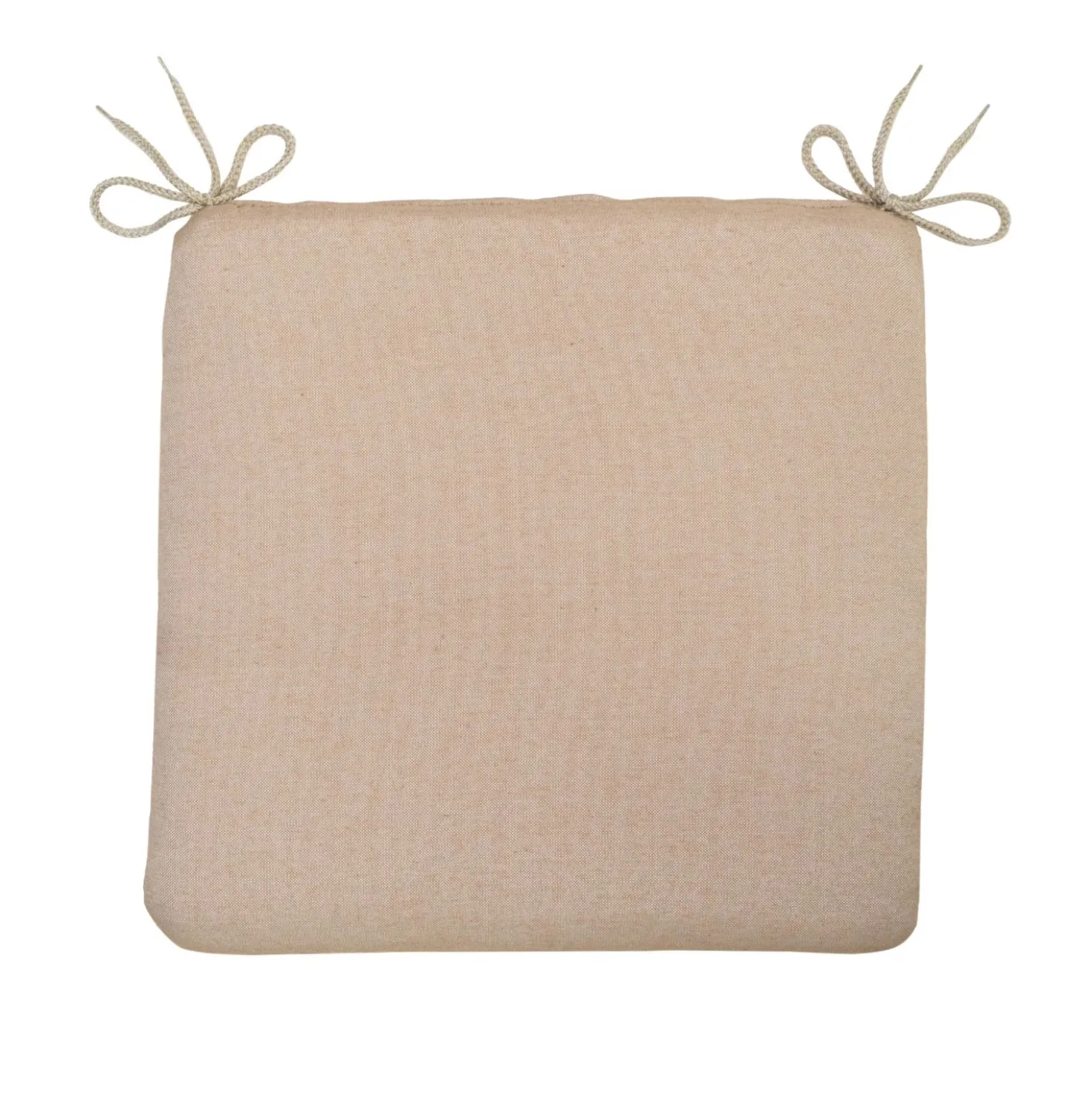 Cuscino per sedia color lino 40x40 cm