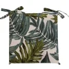 Cuscino per sedia Foglia verde 40x40 cm
