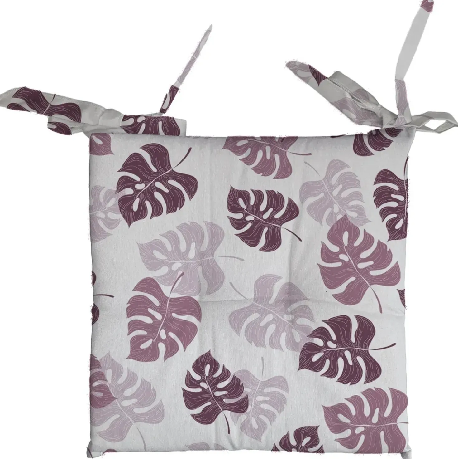 Cuscino per sedia Foglia rosa 40x40 cm