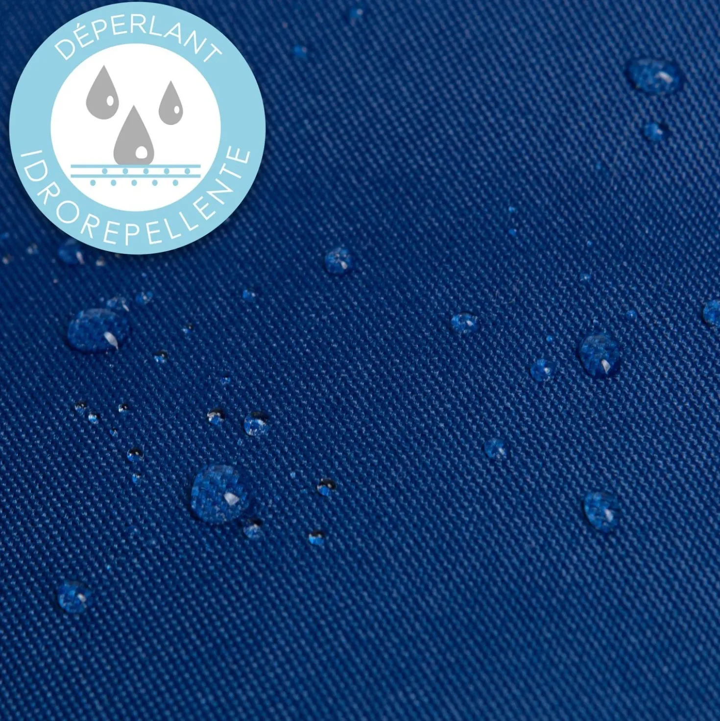 Cuscino schienale Myknos impermeabile Blu 40x60x10 cm