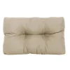 Cuscino schienale Mykono tortora 40x60 cm