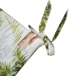 Cuscino sedia sfoderabile Palm Beach 40x40 cm verde