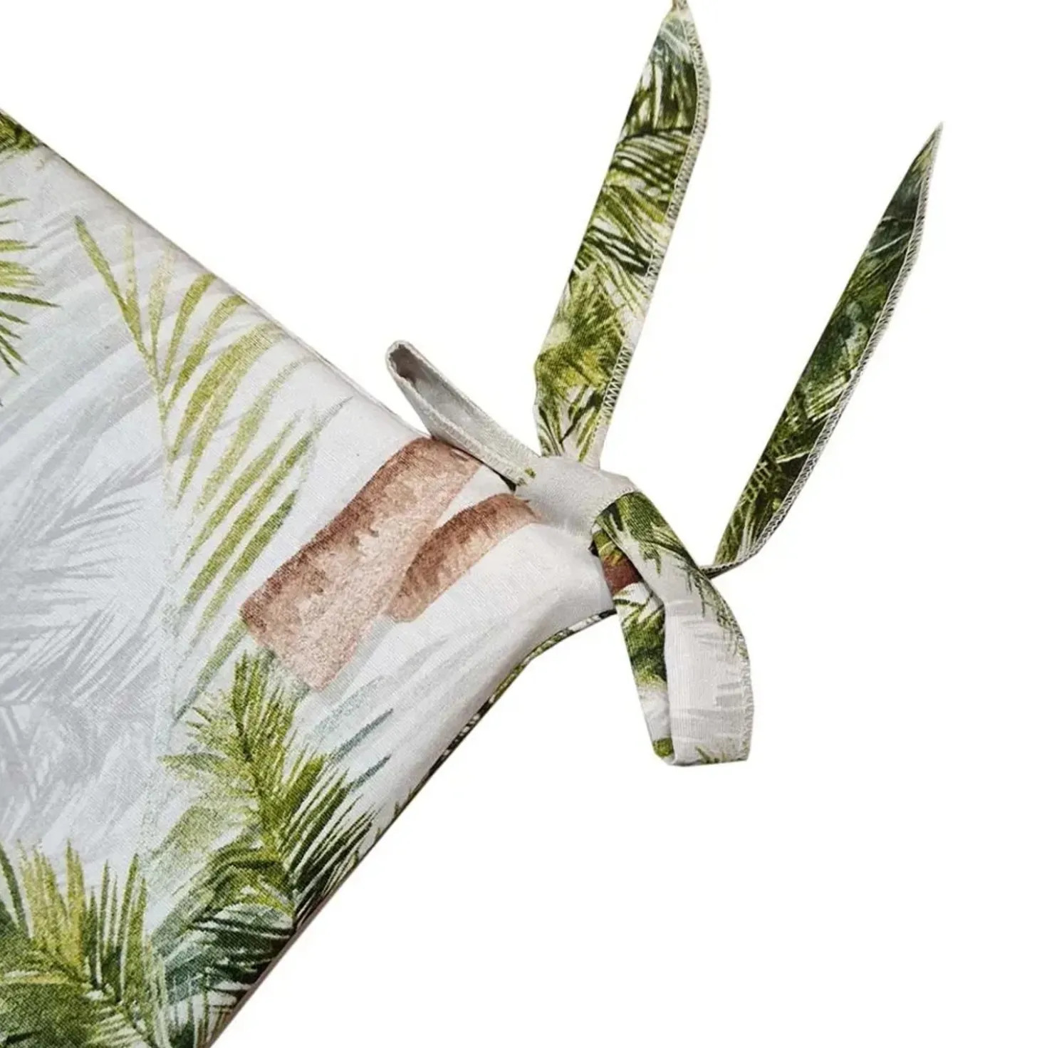 Cuscino sedia sfoderabile Palm Beach 40x40 cm verde