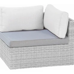 Cuscino seduta per poltrona da esterno Olea grigio 84x64x9 cm