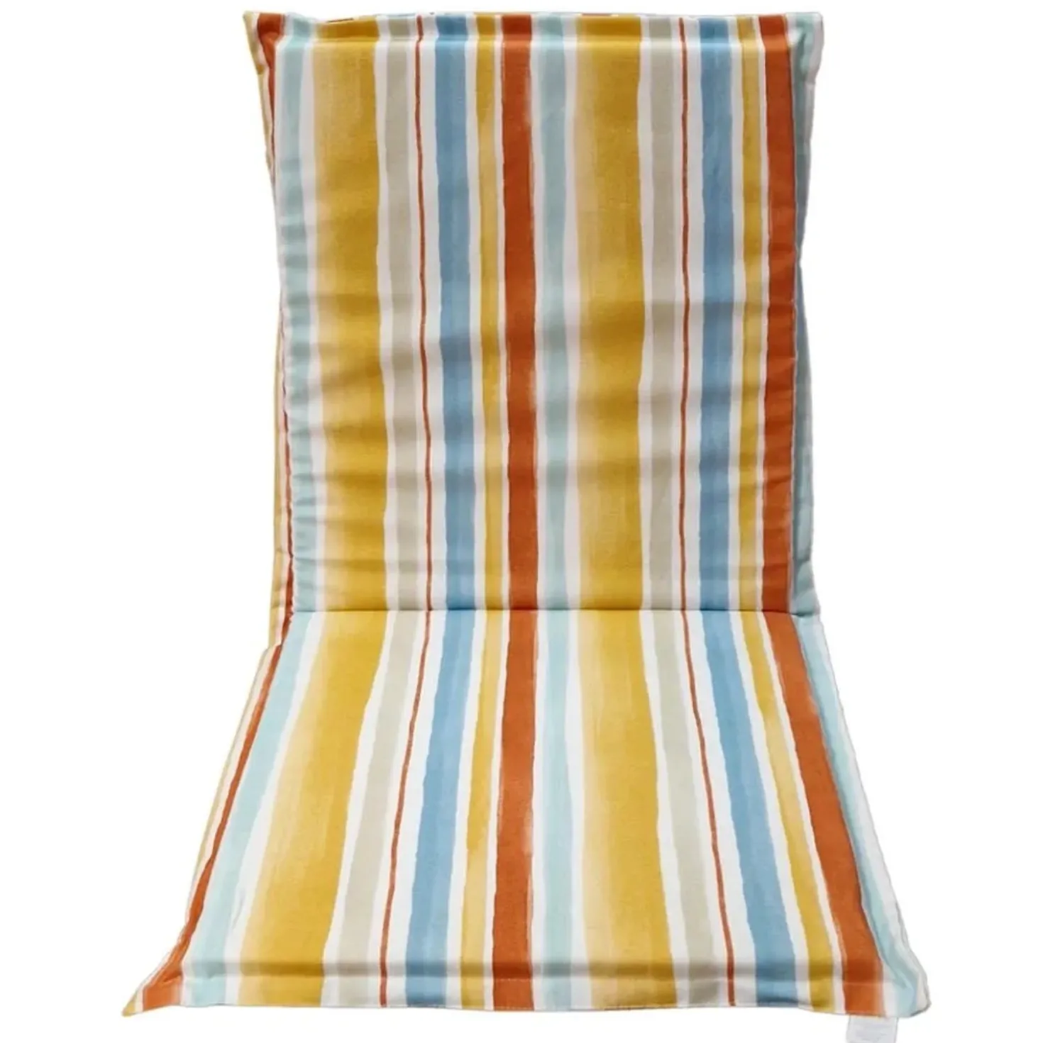 Cuscino spalla bassa con aletta 90x45 cm riga arancio
