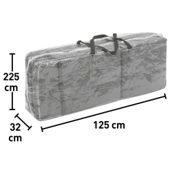 Custodia cuscini 125x50x32 cm