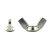 Dado galletto inox m8 pz2