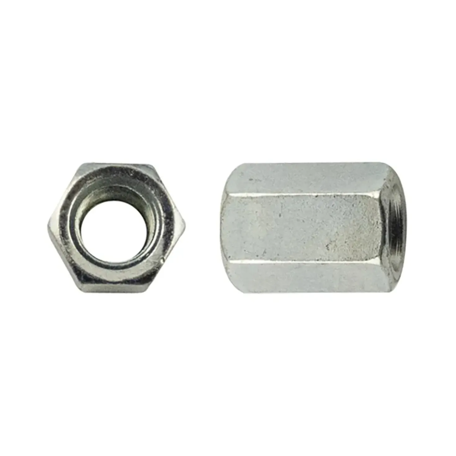 Dado giunzione esagonale din 6334 zincato m6x30 pz2