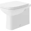 D-code vaso a pavimento filo parete bianco