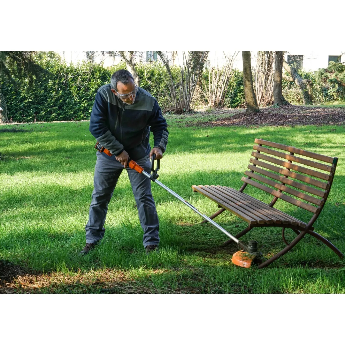 Decespugliatore a batteria 40V WG183E Worx 2 batterie 20V 2Ah incluse