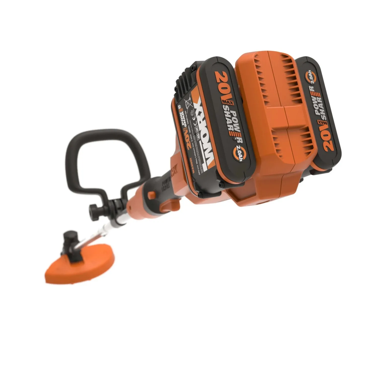Decespugliatore a batteria 40V WG183E Worx 2 batterie 20V 2Ah incluse