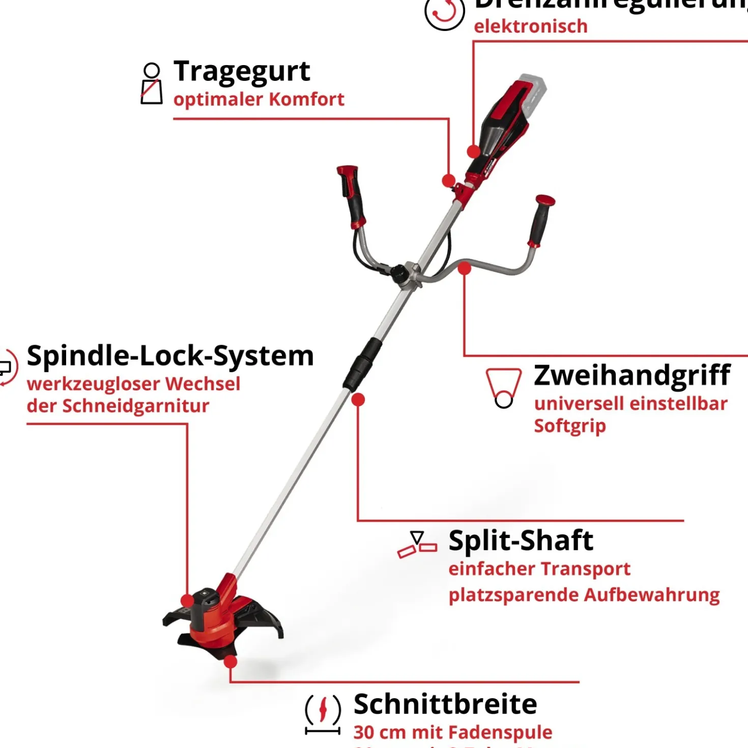 Decespugliatore a batteria Einhell Agillo 18/200 18 V