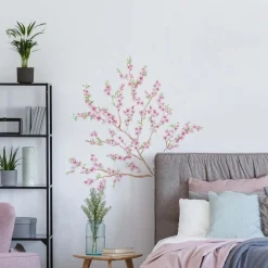 Decorazione adesiva per parete pesco 47x65 cm