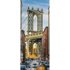 Decorazione Autoadesiva per porta Brooklyn 210x83 cm