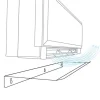 Deflettore d`aria per climatizzatore in plexiglass trasparente