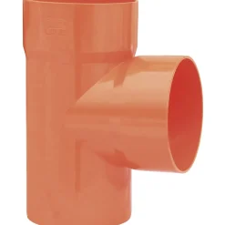 Derivazione in PVC arancione 87° Ø 80 mm