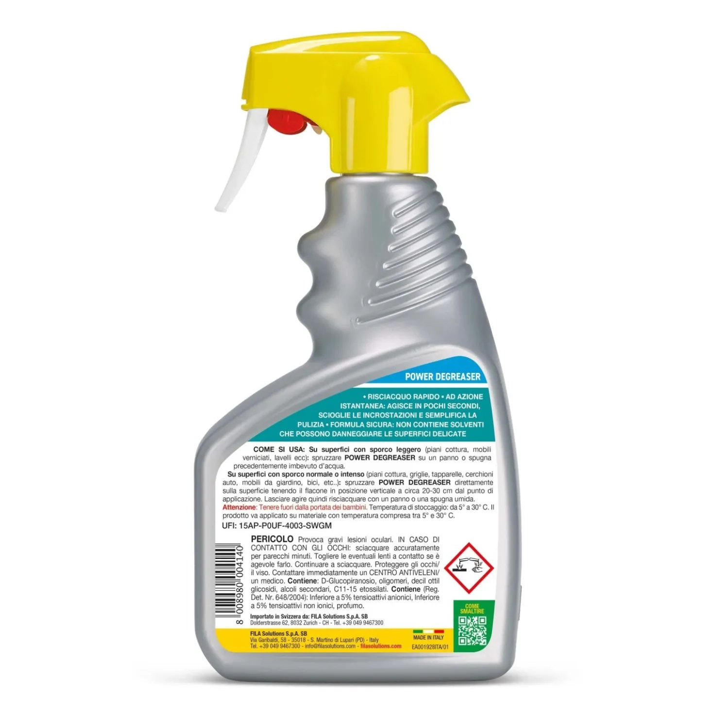 Detergente sgrassante Fila Power Degreaser 750 ml