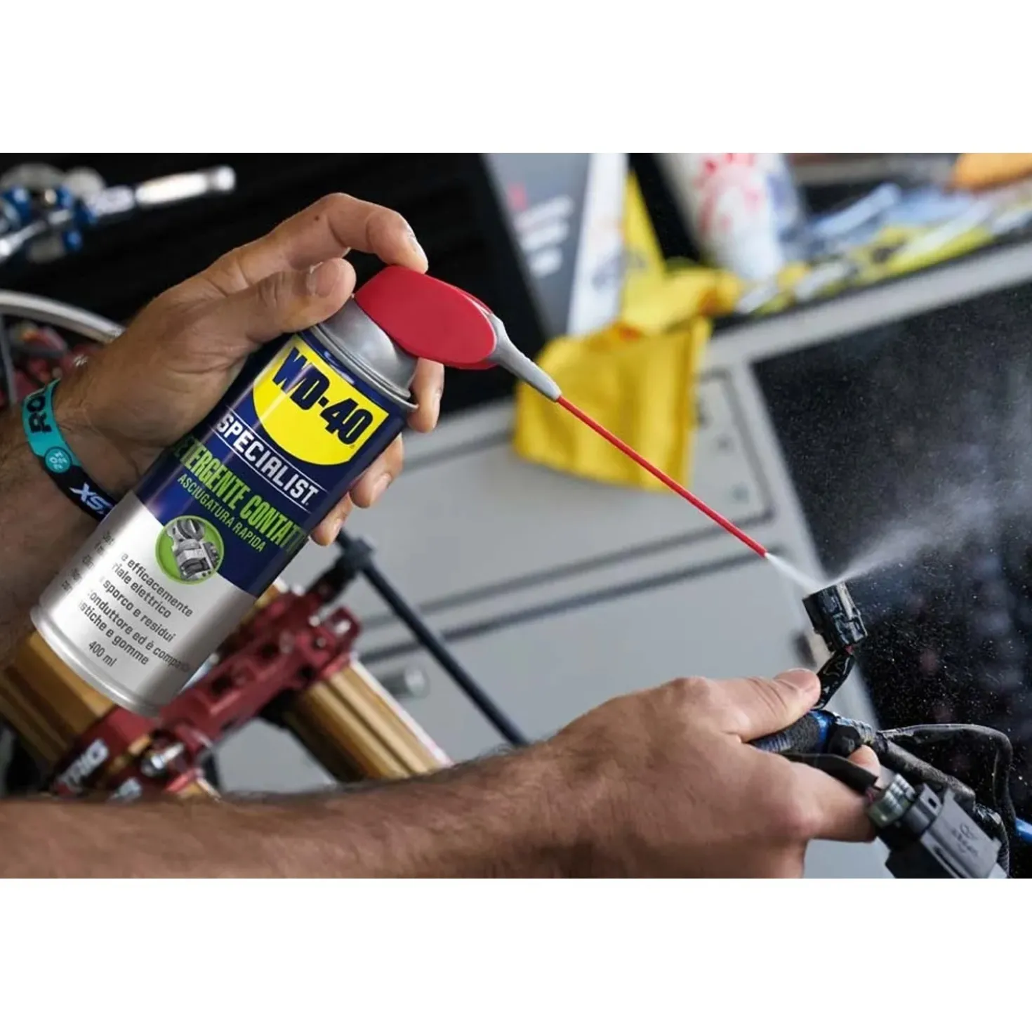 Detergente spray per contatti elettrici WD40
