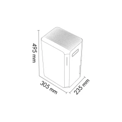 Deumidificatore Argo Dry Pury EVO WF 17L/24H con purificazione integrata