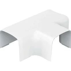 Deviazione a T per canalina Bianco puro 80x60 mm