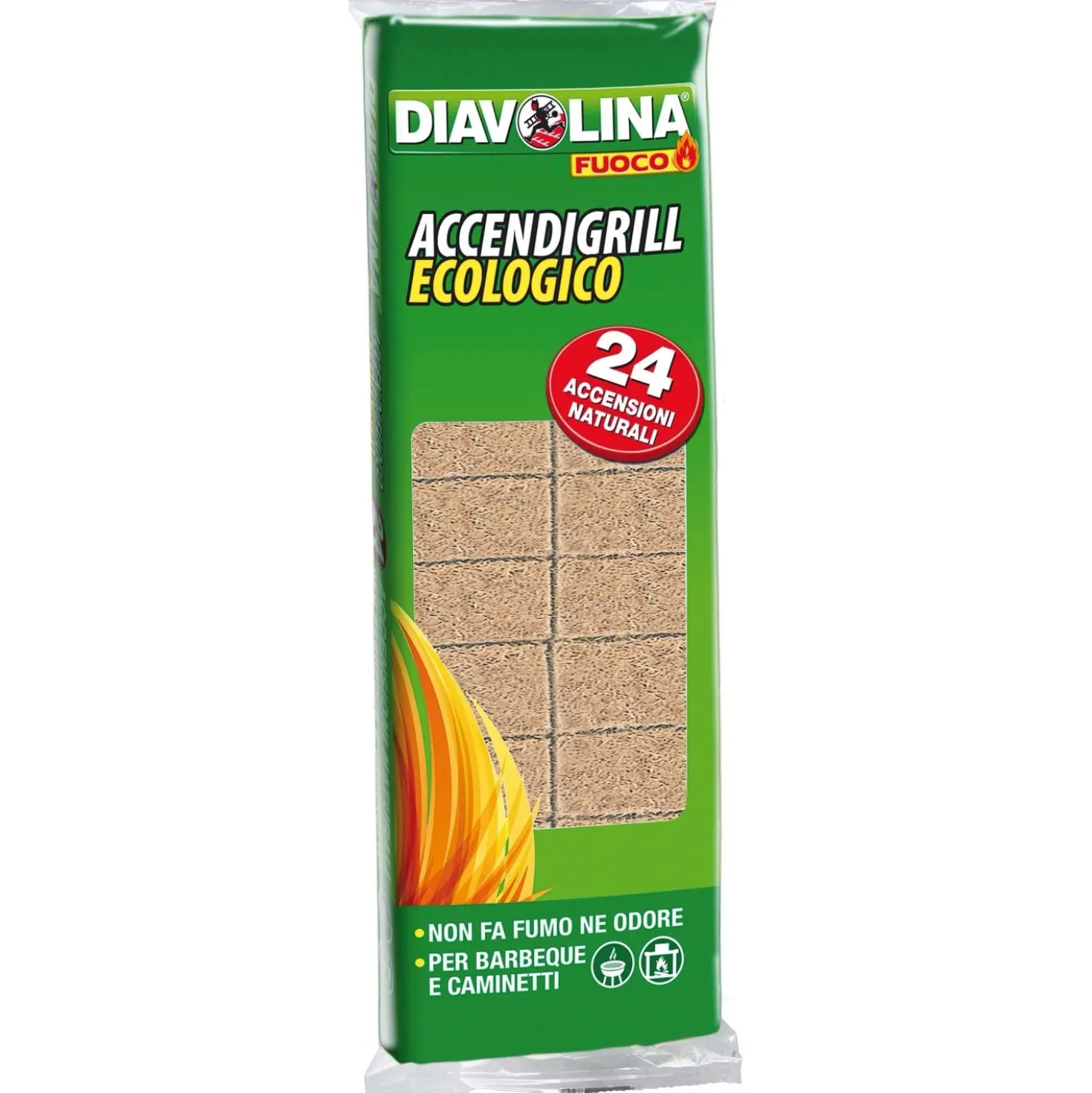 Diavolina Accendifuoco Ecologica 24 accensioni