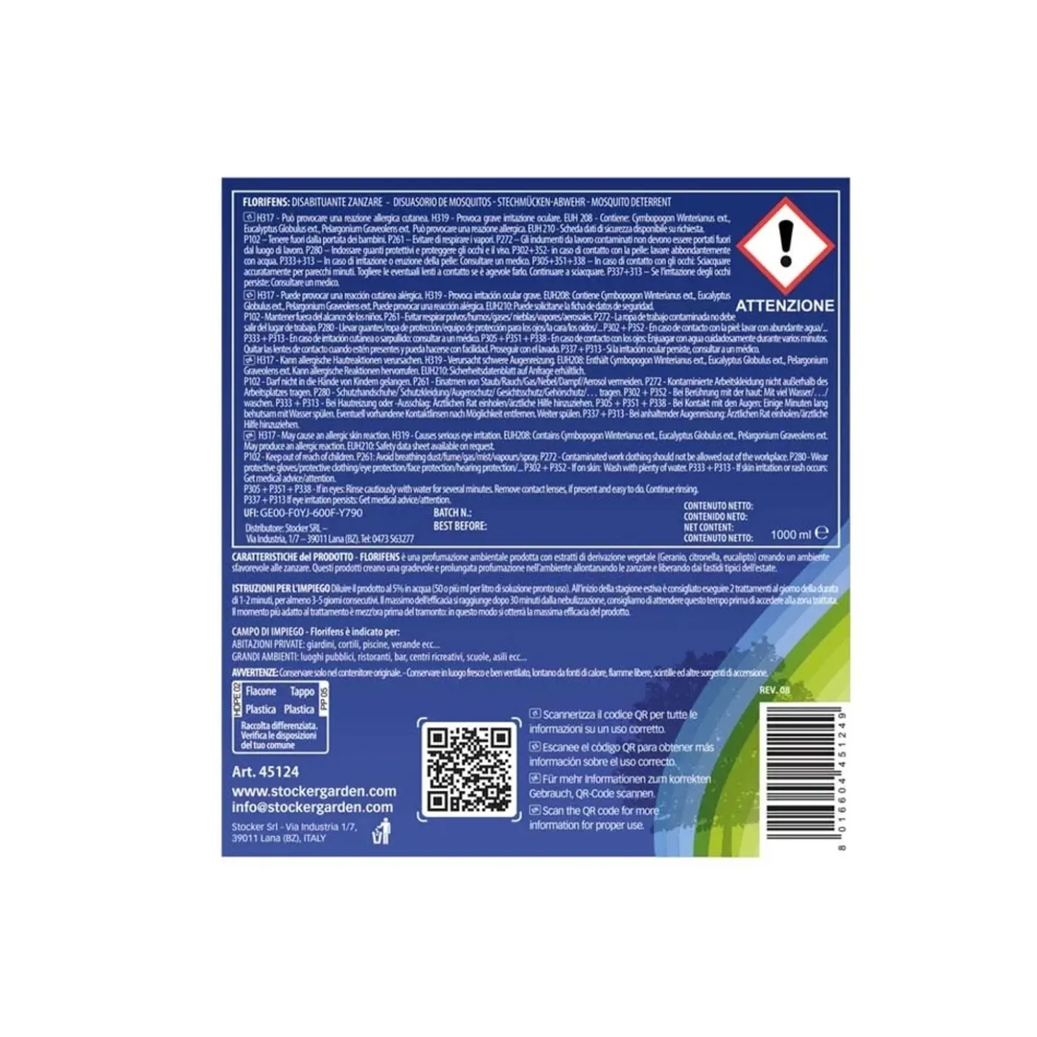 Disabituante zanzare Florifens 1 l