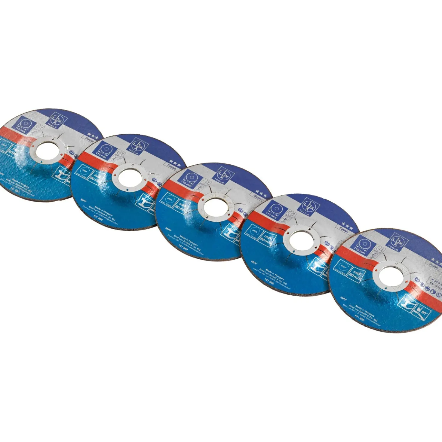 Dischi da taglio LUX-TOOLS per metallo Ø 115 mm 5 pz