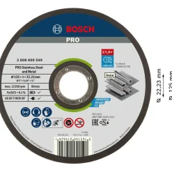Dischi per smerigliatrice Bosch Rapido Inox Ø 125 mm