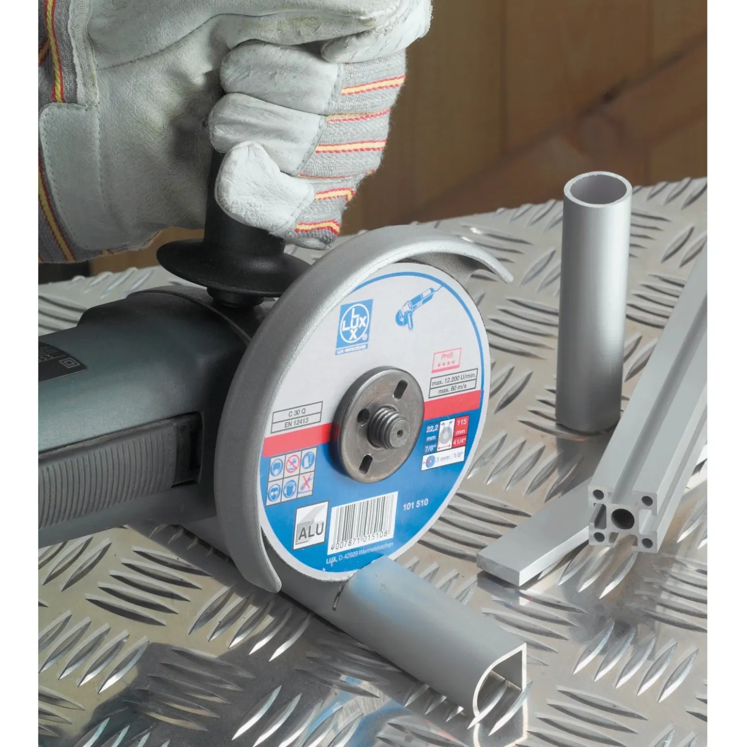 Disco da taglio in fibra LUX-TOOLS extrasottile Ø 115 mm