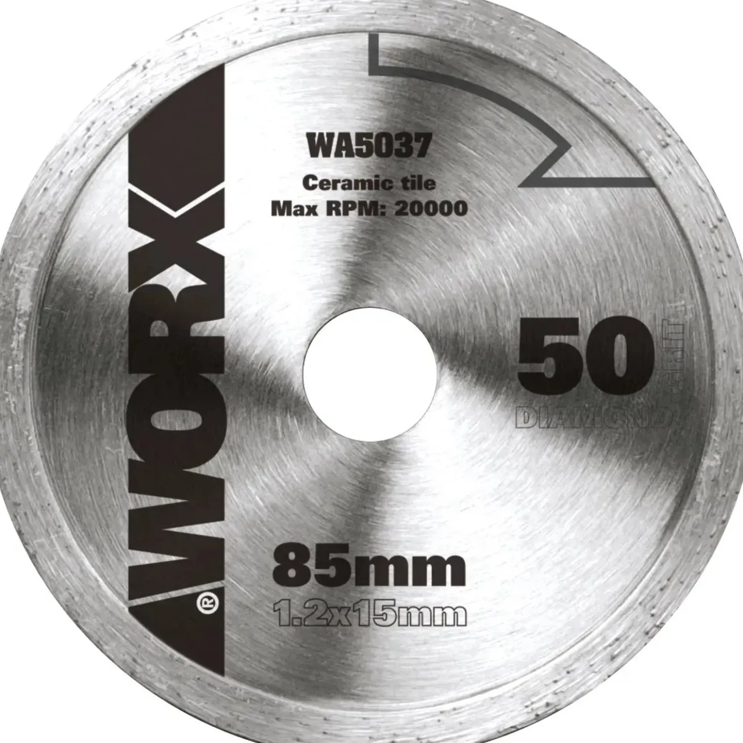 Disco diamantato Worx per minisega circolare compatta Versacut