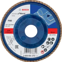 Disco lamellare Bosch X431 Standard per metallo P80