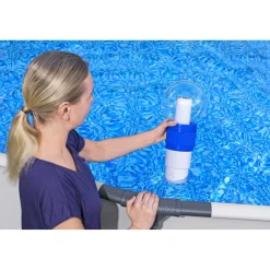 Dispenser cloro medio 17,5 cm per pastiglie Ø 7,6 cm Bestway